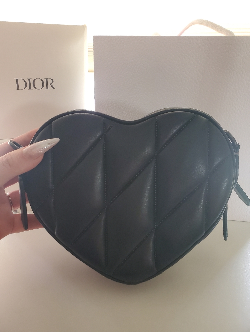 RESERVED COACH Black Quilted Heart Crossbody Bag - RETAIL- FULL INCLUSION - READ - Picture 10 of 16